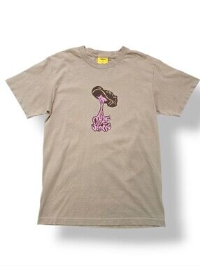 Golf Wang Gum Bottom of Shoe T-shirt Mens S Tyler The Creator Tan Crewneck